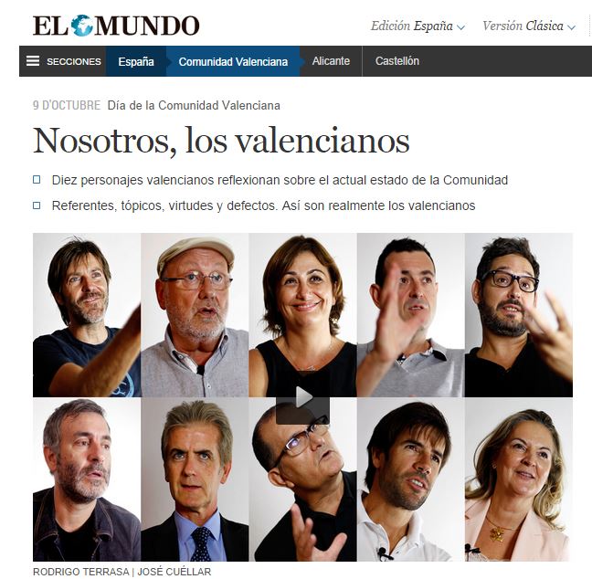Nosotros los valencianos. El Mundo